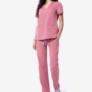 Figs Mauve Scrub Set